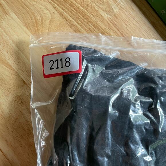 Mason & Belle Pants Bea Black Tapered Leg Linen Beach Belted Sz S Stitch Fix NEW - Picture 12 of 12